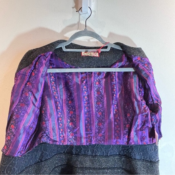 SISSY ME Sz M (estimated) Jacket Zipper Closure Contrasting Lining Asymmetrical - Picture 11 of 12